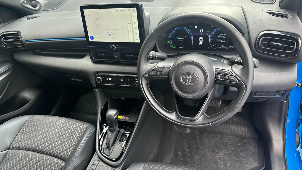 Toyota Yaris 1.5 Hybrid 130 Premiere Edition Cvt Blue #6