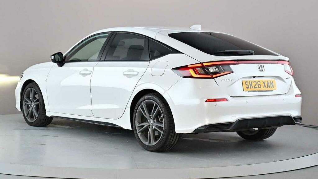 Honda Civic 2.0 Ehev Sport Cvt White #3