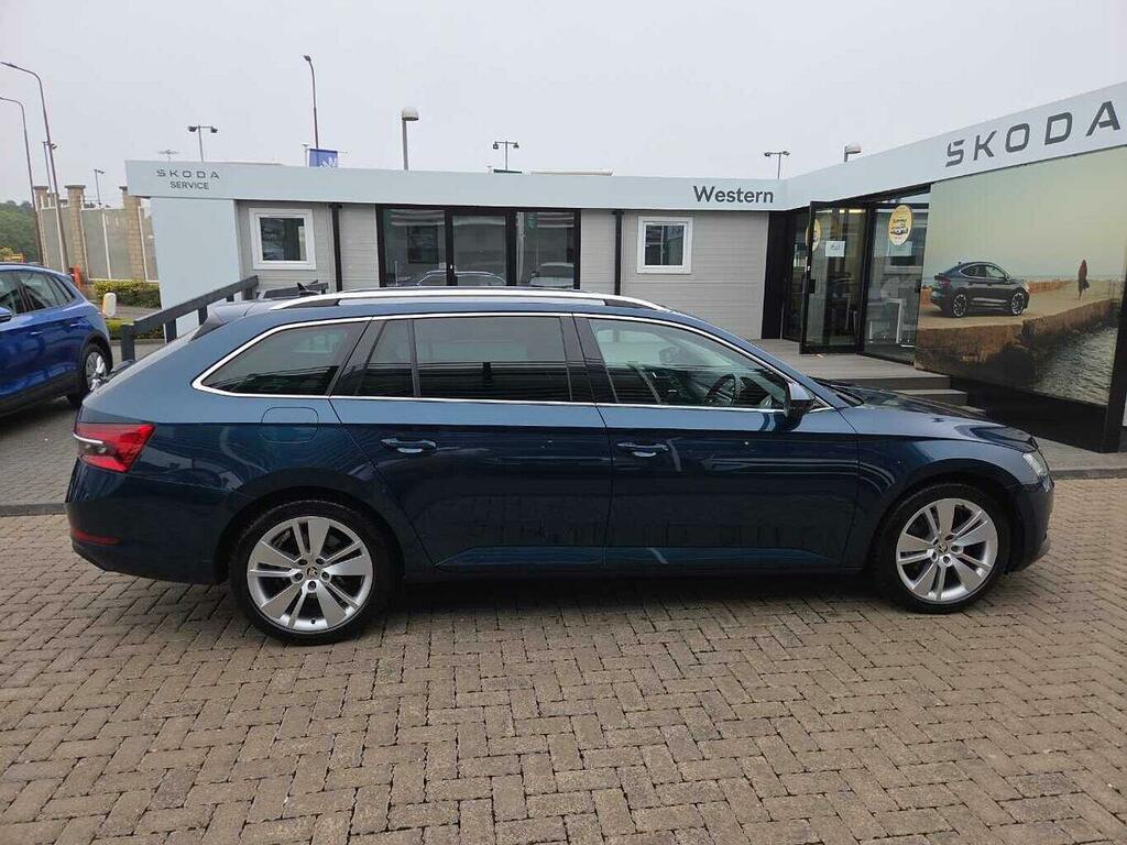 Skoda Superb 2.0 Tdi Cr 200 Se L Dsg Blue #4