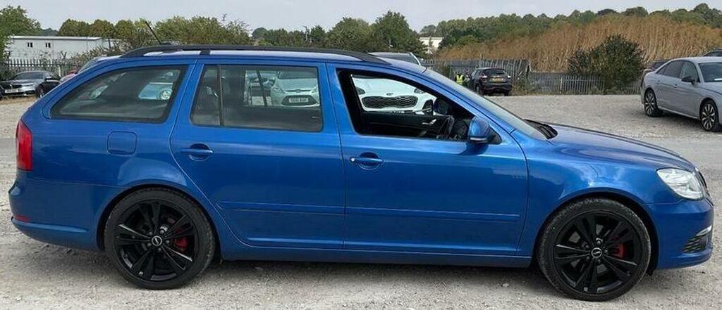 Skoda Octavia 2.0 Tdi Vrs Blackline Euro 5 Blue #2