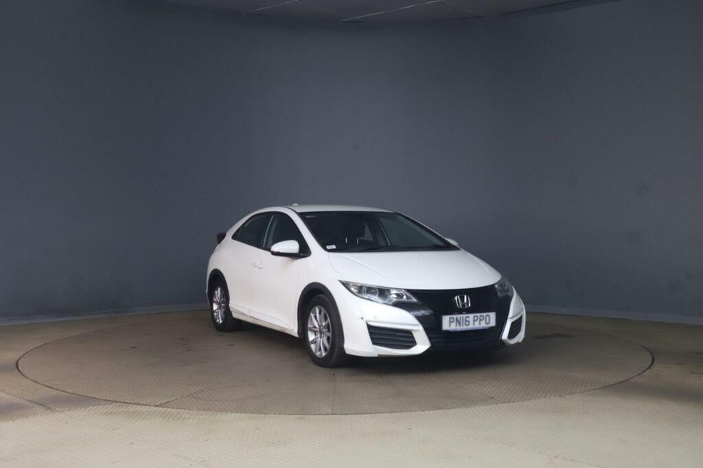 Honda Civic Hatchback 1.4 I-vtec S Euro 6 Ss 201616 White