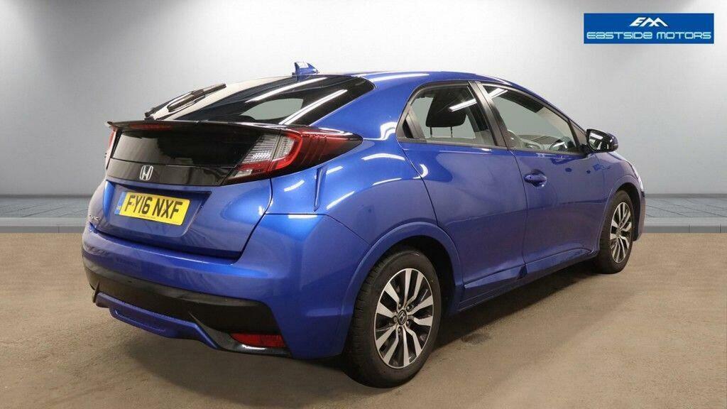Honda Civic Hatchback 1.4 I-vtec S Euro 6 Ss 201616 Blue #4