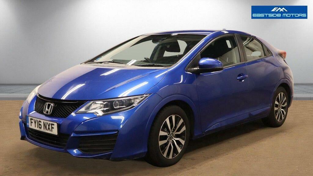 Honda Civic Hatchback 1.4 I-vtec S Euro 6 Ss 201616 Blue #2