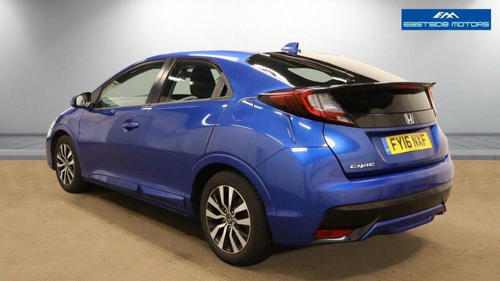 Honda Civic Hatchback 1.4 I-vtec S Euro 6 Ss 201616 Blue #3