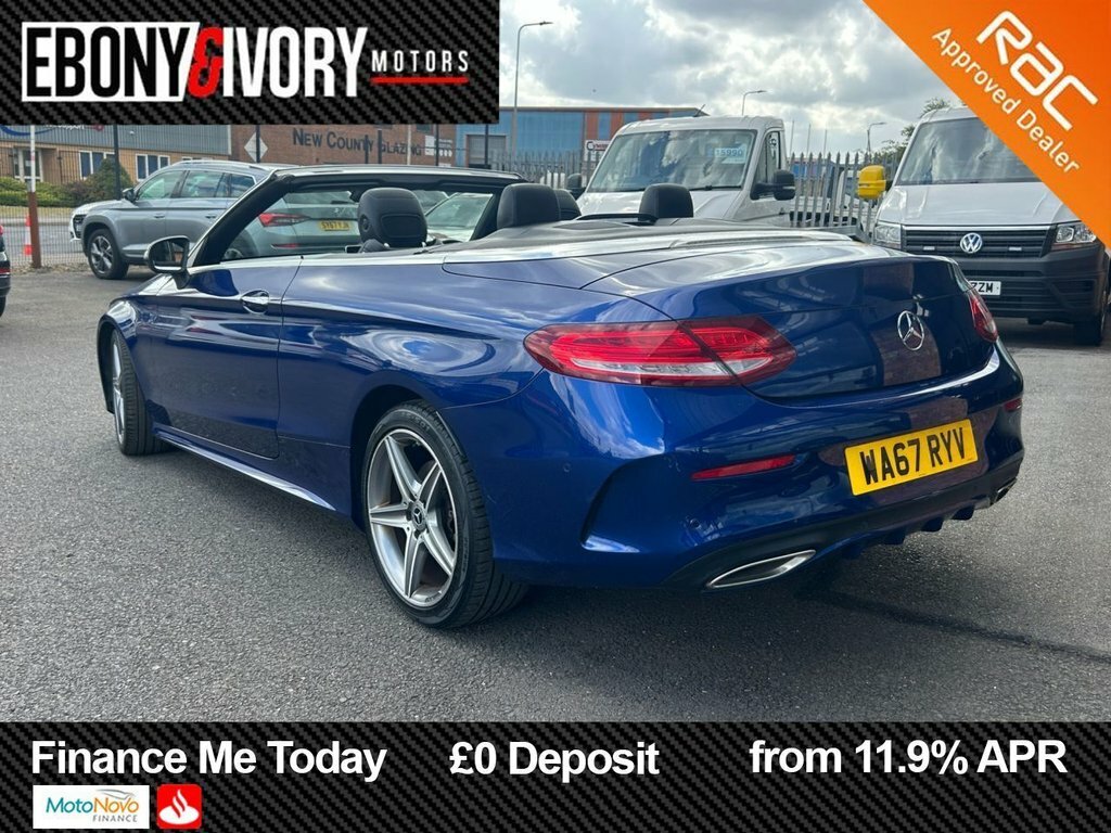 Mercedes-Benz C Class 2L Amg Line WA67RYV Blue #4