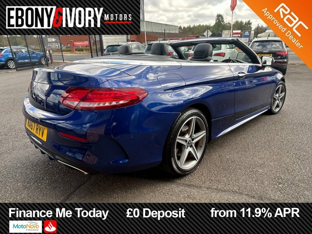Mercedes-Benz C Class 2L Amg Line WA67RYV Blue #6