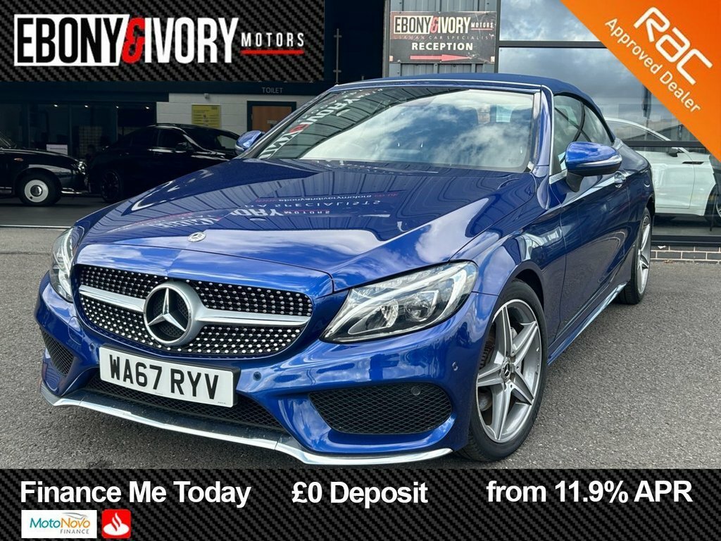 Mercedes-Benz C Class 2L Amg Line WA67RYV Blue #2