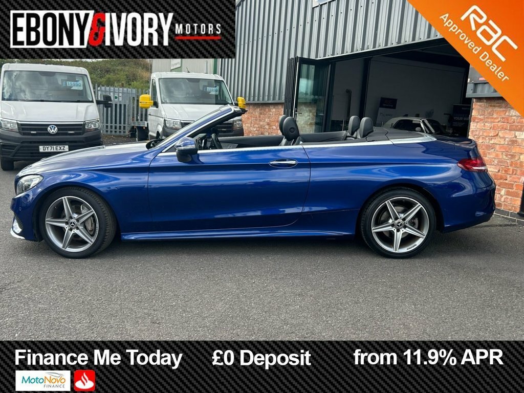 Mercedes-Benz C Class 2L Amg Line WA67RYV Blue #3