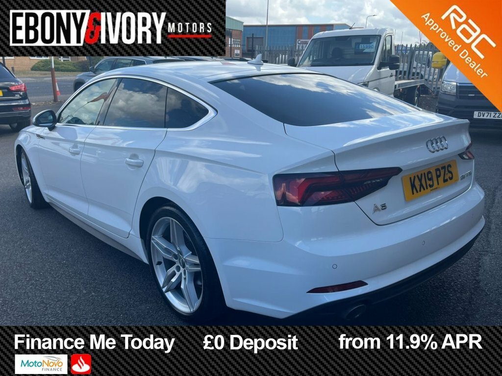 Audi A5 2L S Line KX19PZS White #3