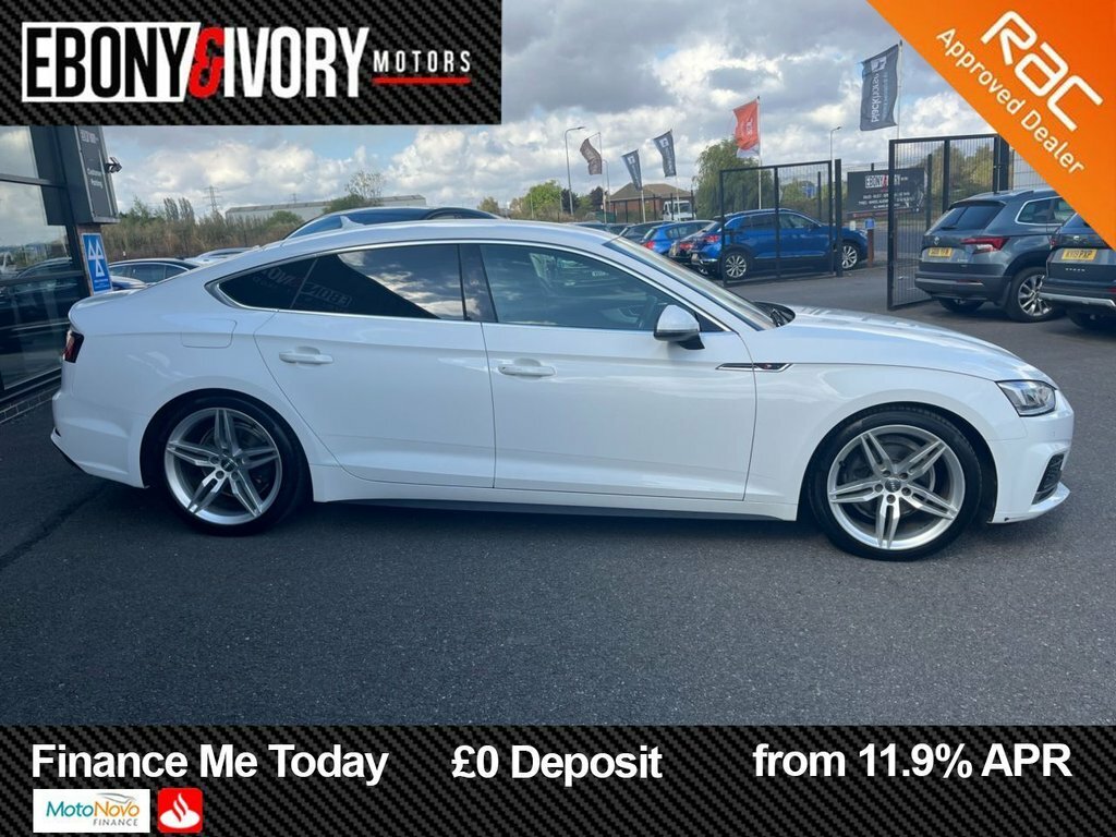 Audi A5 2L S Line KX19PZS White #6