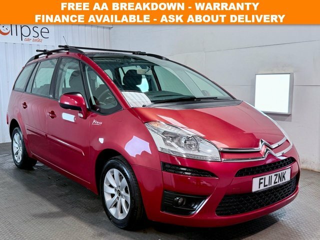 Citroen Grand C4 Picasso 2011 1.6 Hdi Vtr Mpv Egs6 Euro 5 110 Red