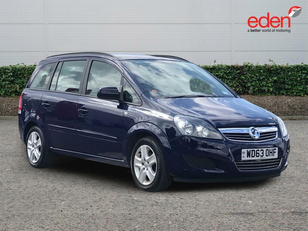 Vauxhall Zafira 1.6I 115 Exclusiv Blue