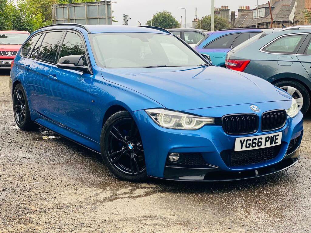 BMW 3 Series 2.0 318D M Sport Touring Estate Fsh Ulez Blue