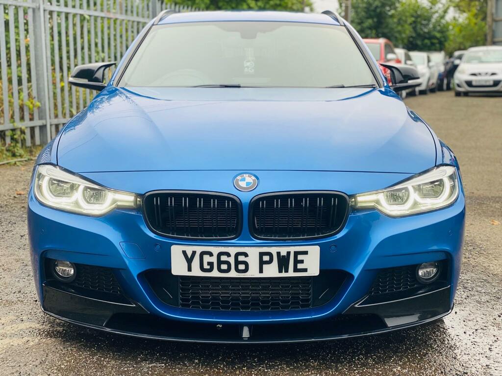BMW 3 Series 2.0 318D M Sport Touring Estate Fsh Ulez Blue #3