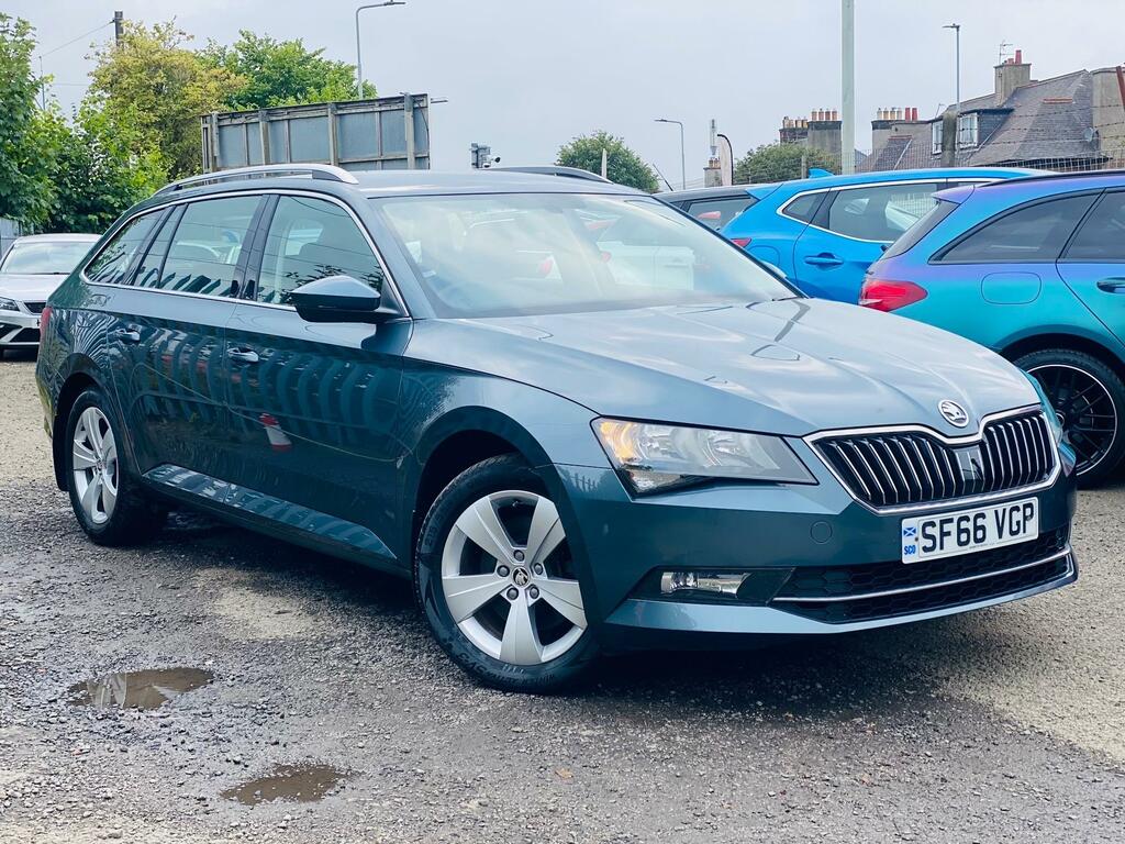 Skoda Superb 2.0 Tdi Se Estate 4Wd 4X4 Ulez 1 Owner Fsh 12 Stam Grey