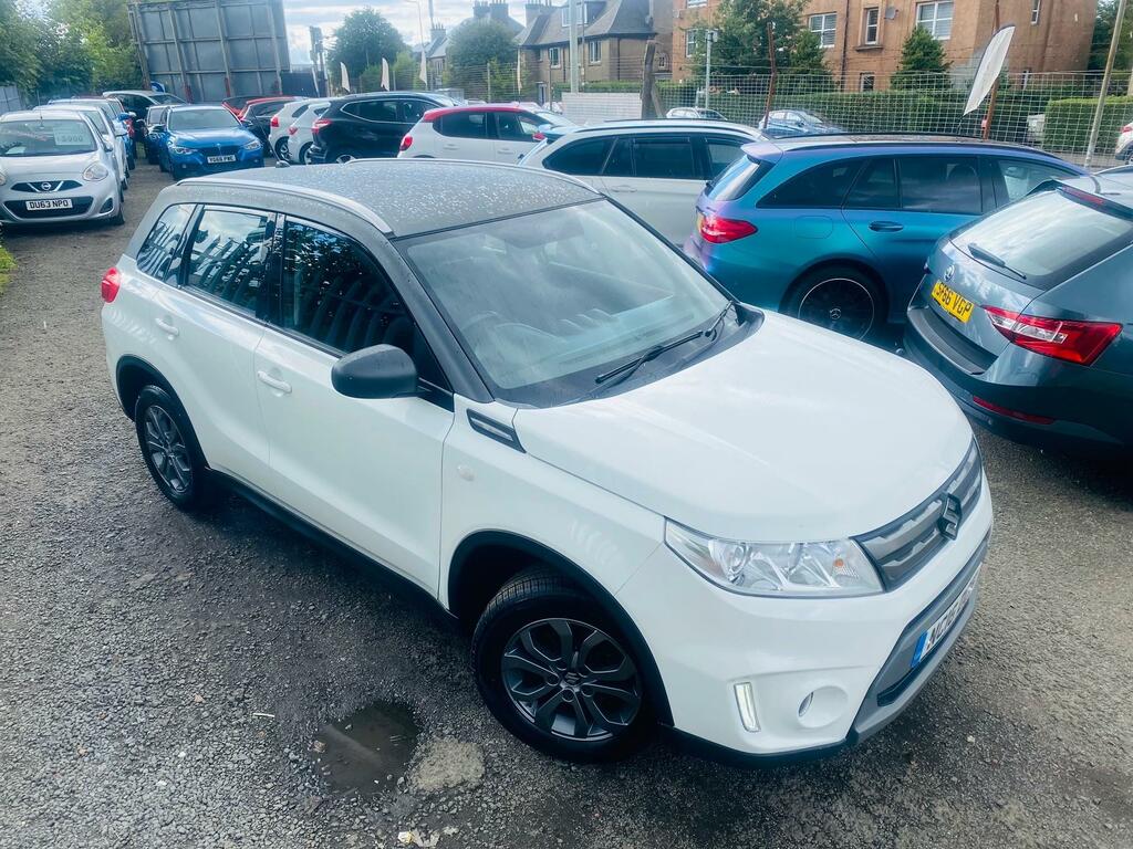 Suzuki Vitara 1.6 Sz4 Ulez Fsh 9 Stamps 1 Pre Owner White #2
