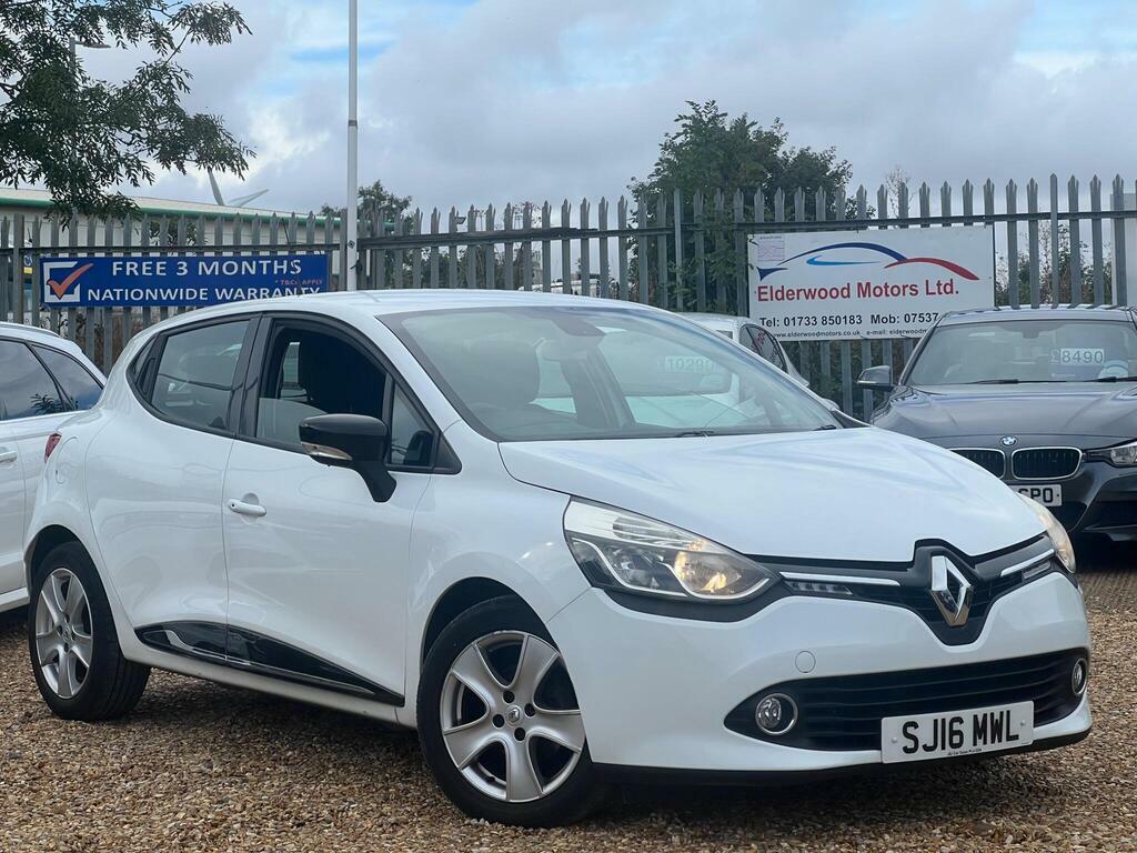 Renault Clio 1.2 16V Dynamique Nav Euro 6 White