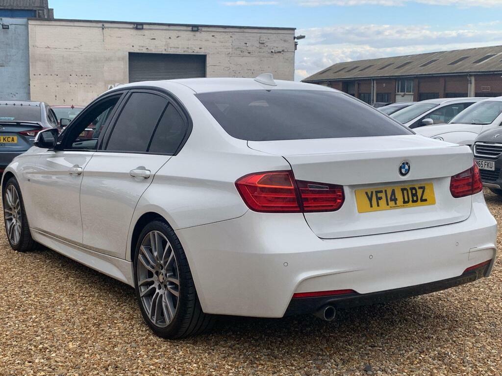 BMW 3 Series 2.0 318D M Sport Euro 5 S S White #4