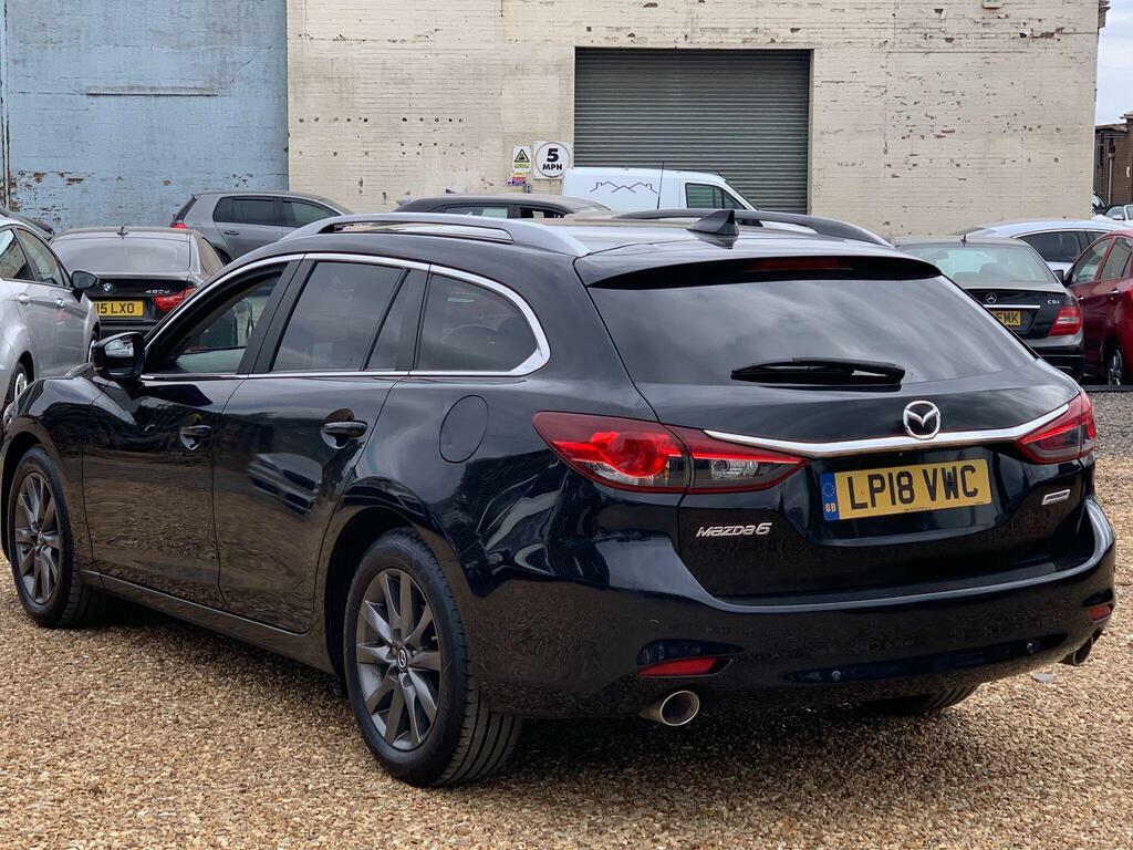 Mazda 6 2.2 Skyactiv-d Se-l Lux Nav Tourer Euro 6 S S Black #4