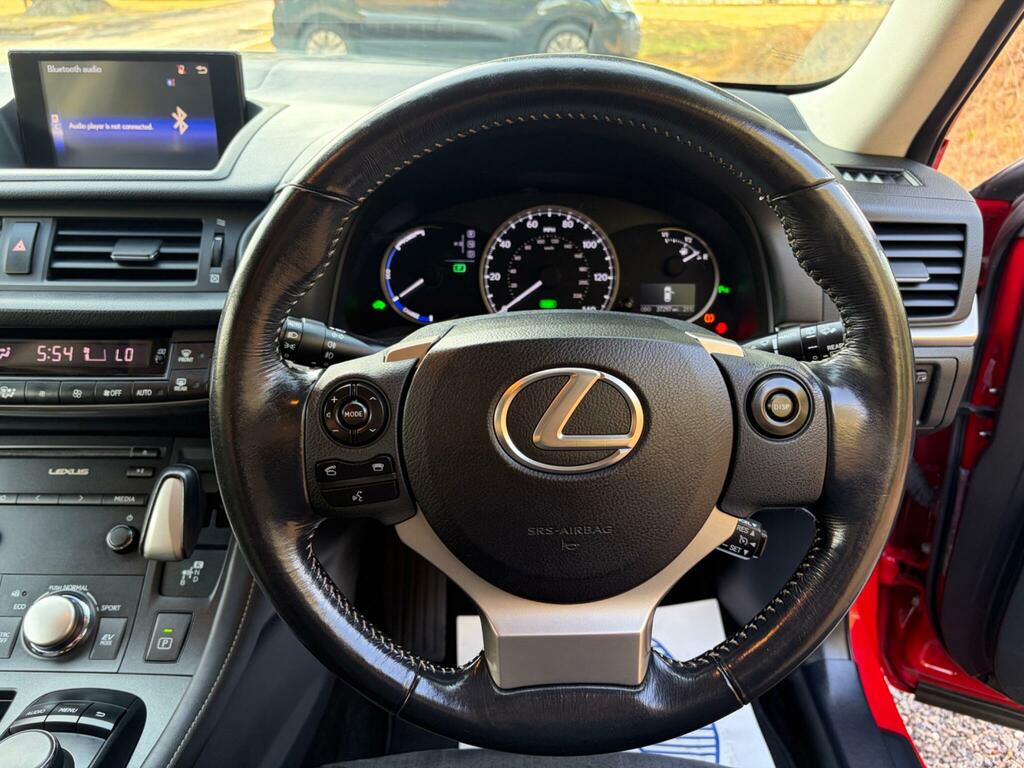 Lexus CT 1.8 200H Luxury Cvt Euro 6 Ss Red #26
