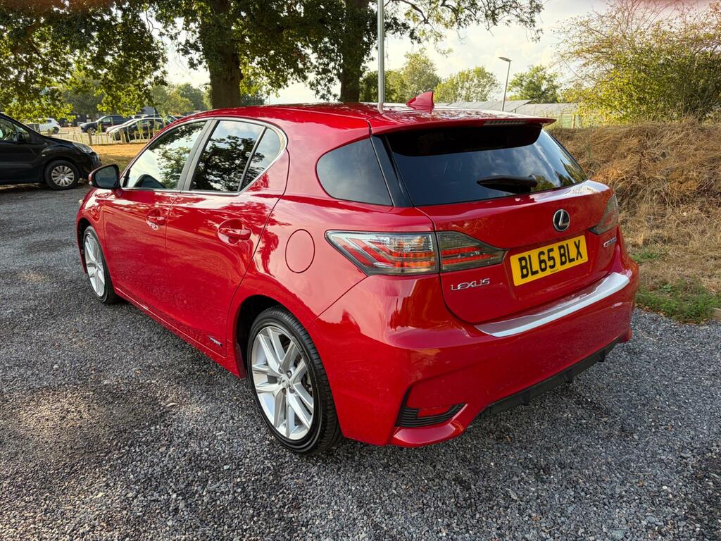 Lexus CT 1.8 200H Luxury Cvt Euro 6 Ss Red #7