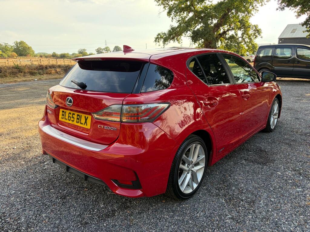 Lexus CT 1.8 200H Luxury Cvt Euro 6 Ss Red #11