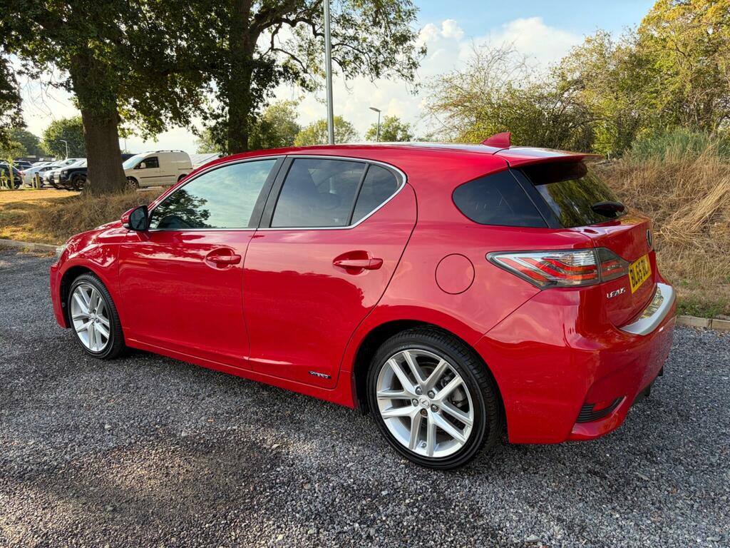 Lexus CT 1.8 200H Luxury Cvt Euro 6 Ss Red #8