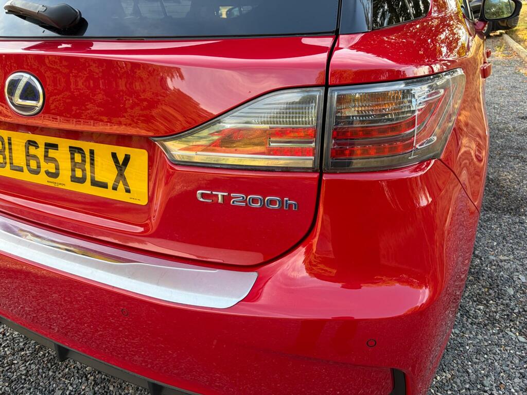 Lexus CT 1.8 200H Luxury Cvt Euro 6 Ss Red #18