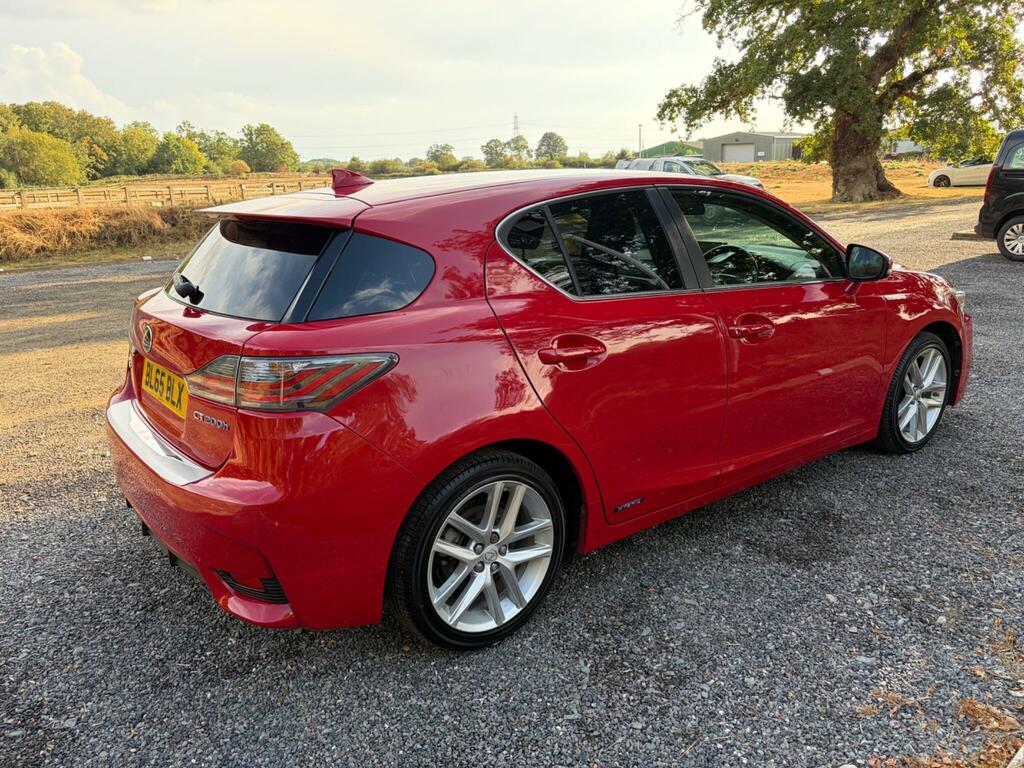 Lexus CT 1.8 200H Luxury Cvt Euro 6 Ss Red #10