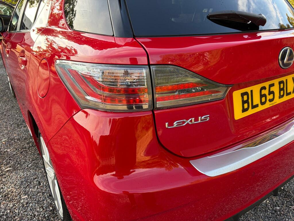 Lexus CT 1.8 200H Luxury Cvt Euro 6 Ss Red #20