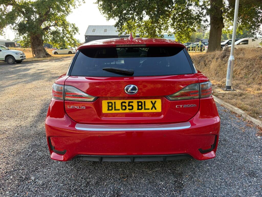 Lexus CT 1.8 200H Luxury Cvt Euro 6 Ss Red #6