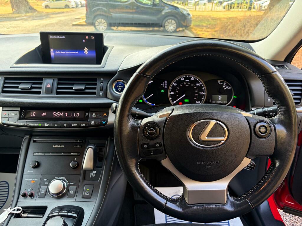 Lexus CT 1.8 200H Luxury Cvt Euro 6 Ss Red #25