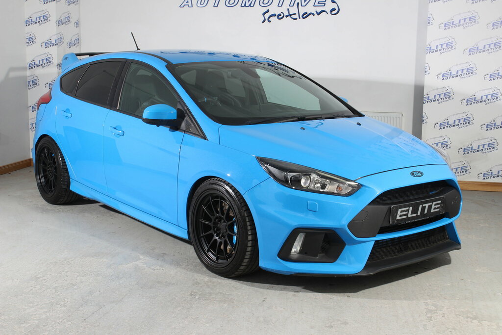 Ford Focus 2.3T Ecoboost Rs Hatchback Awd E NU17WMD Blue #3