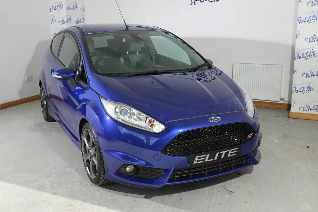 Ford Fiesta 1.6T Ecoboost St-3 Hatchback Eur Blue #4