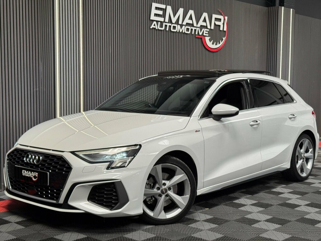 Audi A3 1.5 Tfsi 35 S Line Sportback S Tronic Euro 6 Ss White