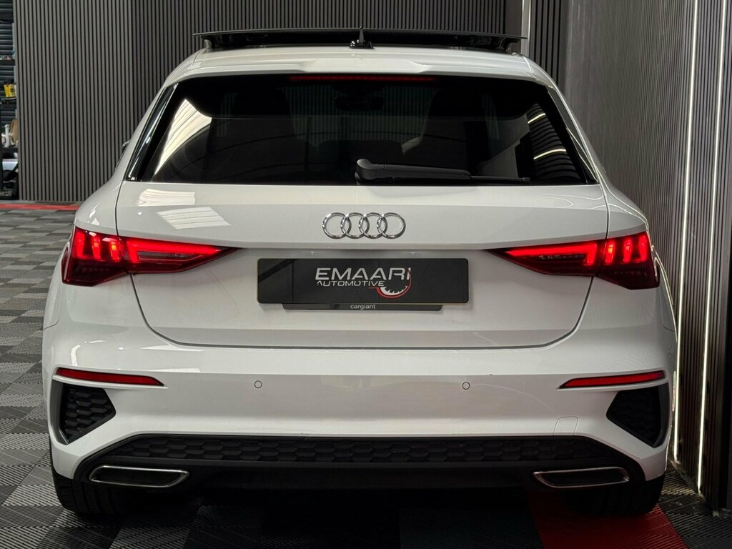 Audi A3 1.5 Tfsi 35 S Line Sportback S Tronic Euro 6 Ss White #5