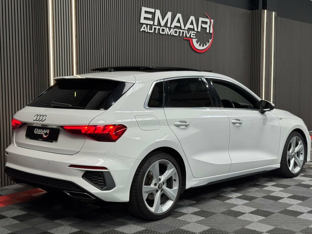 Audi A3 1.5 Tfsi 35 S Line Sportback S Tronic Euro 6 Ss White #6