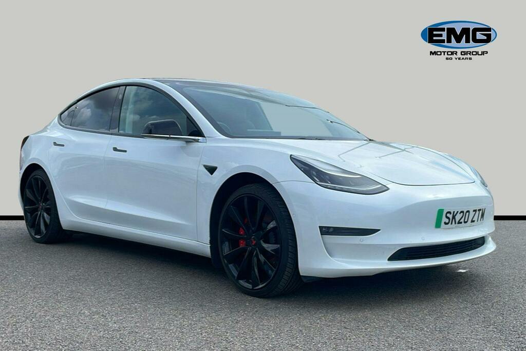 Tesla Model 3 Dual Motor Performance Saloon SK20ZTM White