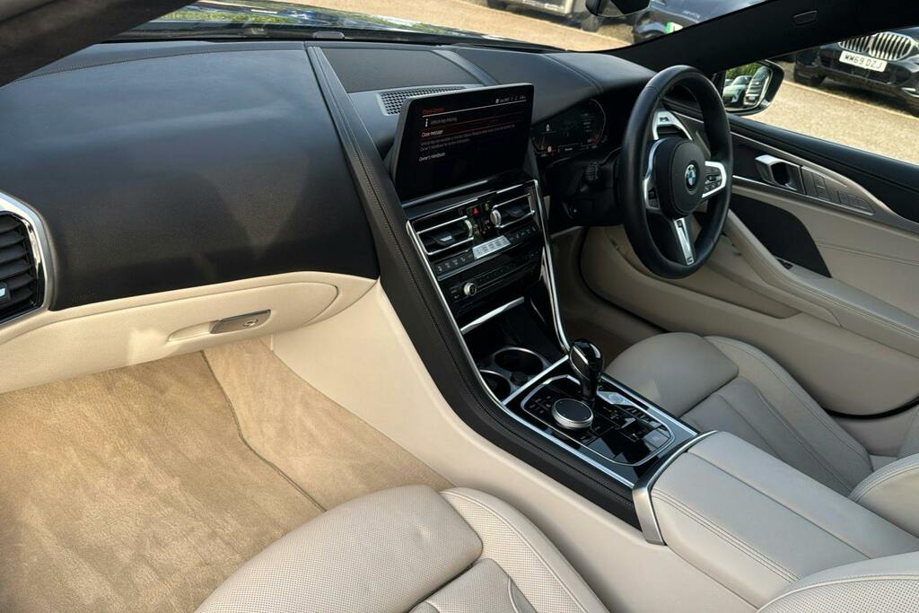 BMW 8 Series Gran Coupe White White #10