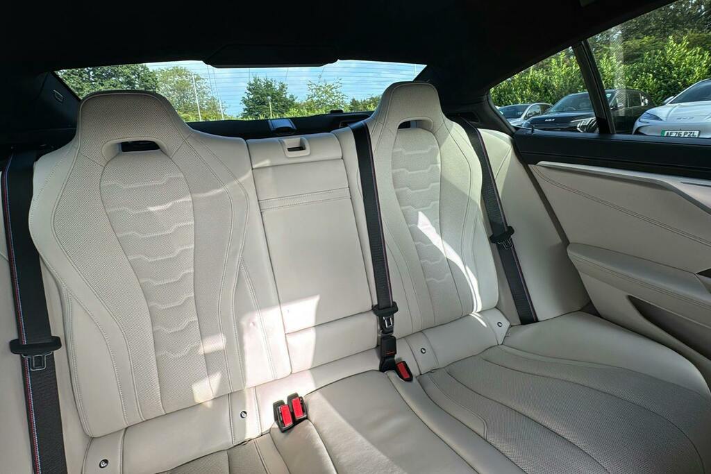 BMW 8 Series Gran Coupe White White #11