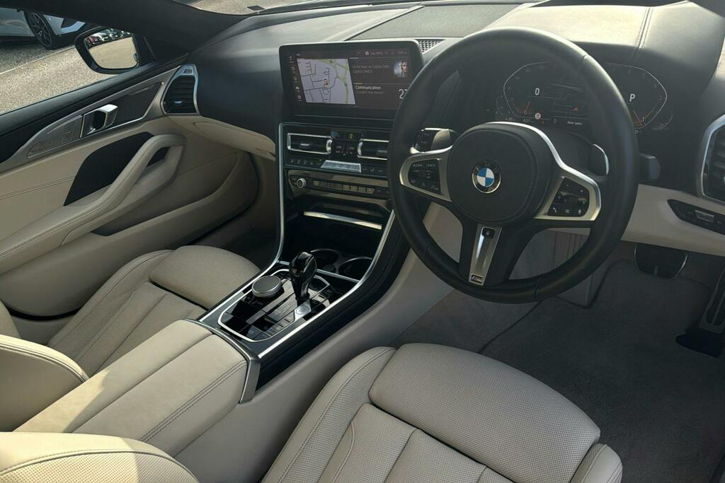 BMW 8 Series Gran Coupe White White #9
