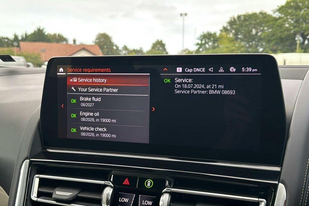 BMW 8 Series Gran Coupe White White #47