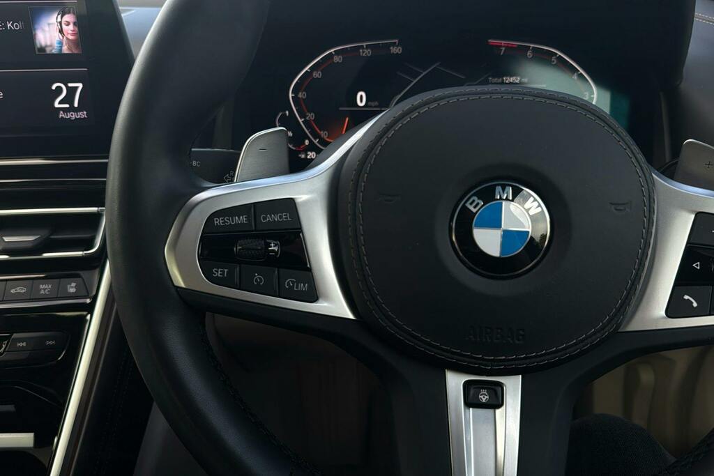 BMW 8 Series Gran Coupe White White #15
