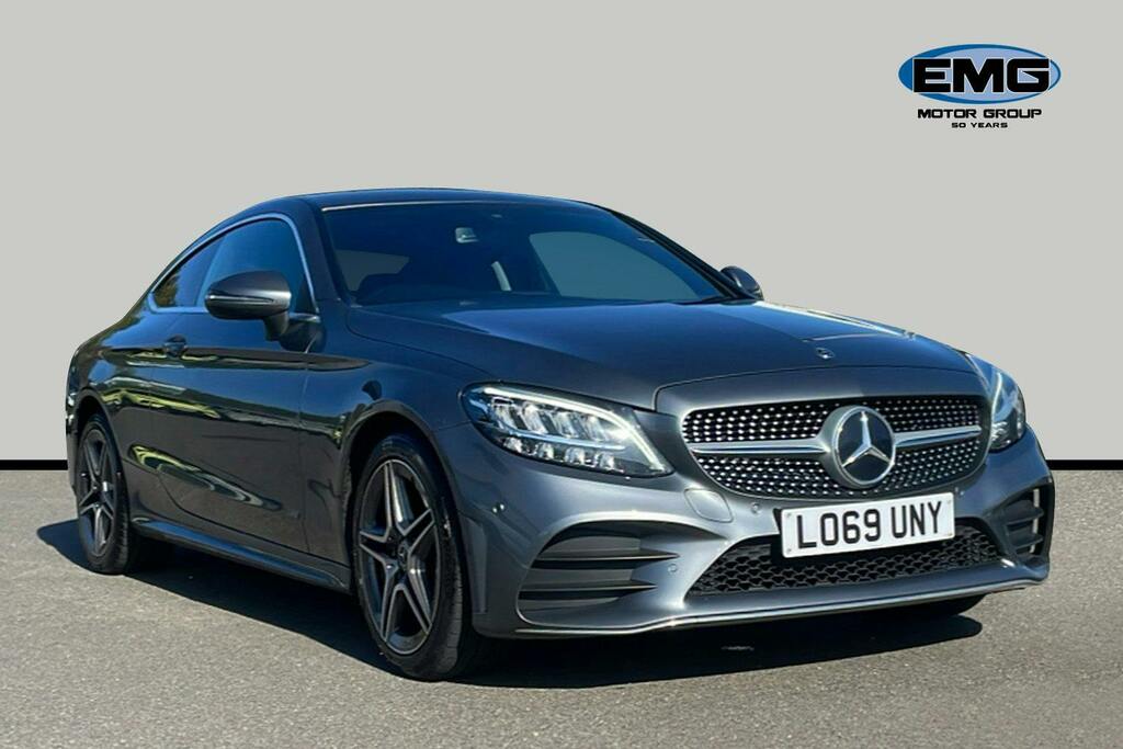 Mercedes-Benz C Class 2.0 C220d Amg Line Coupe G Tronic Plus Grey