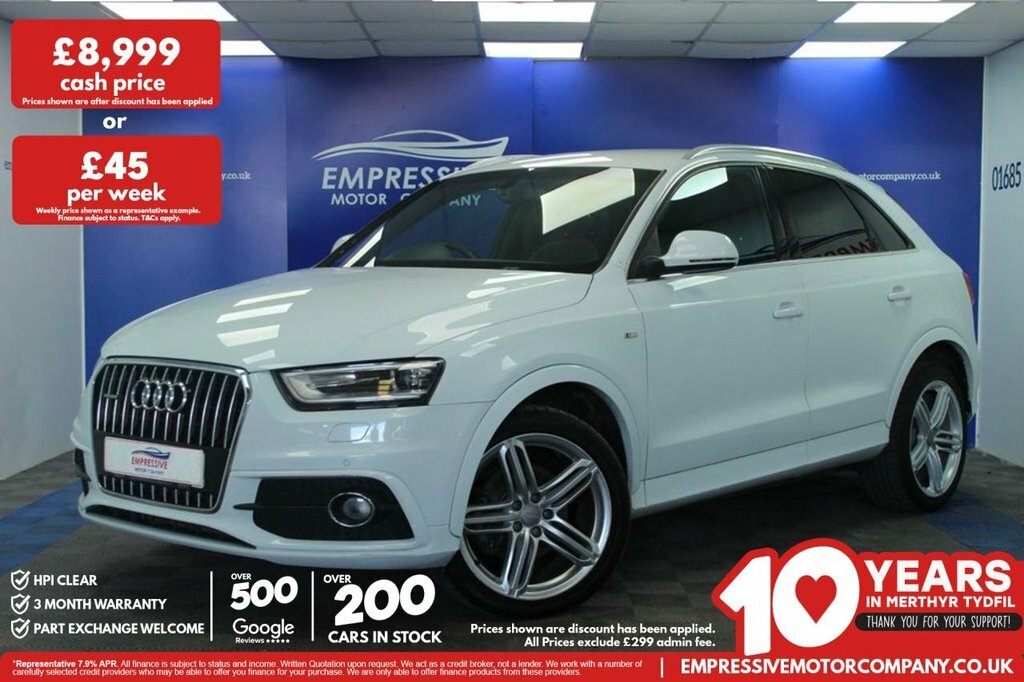 Audi Q3 2L S Line Plus White