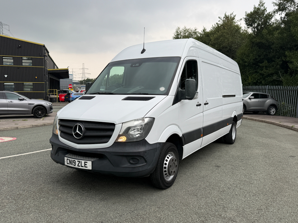 Mercedes-Benz Sprinter Panel Van White #10