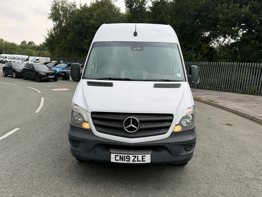 Mercedes-Benz Sprinter Panel Van White #11
