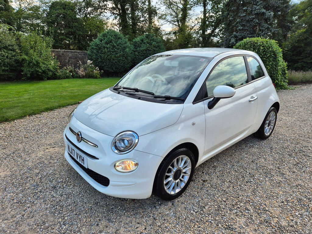 Fiat 500 1.2 Eco Pop Star Euro 6 Ss White