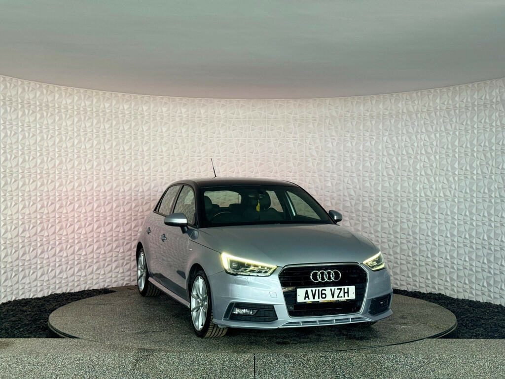 Audi A1 1.6 Tdi S Line Sportback Euro 6 Ss Silver #4