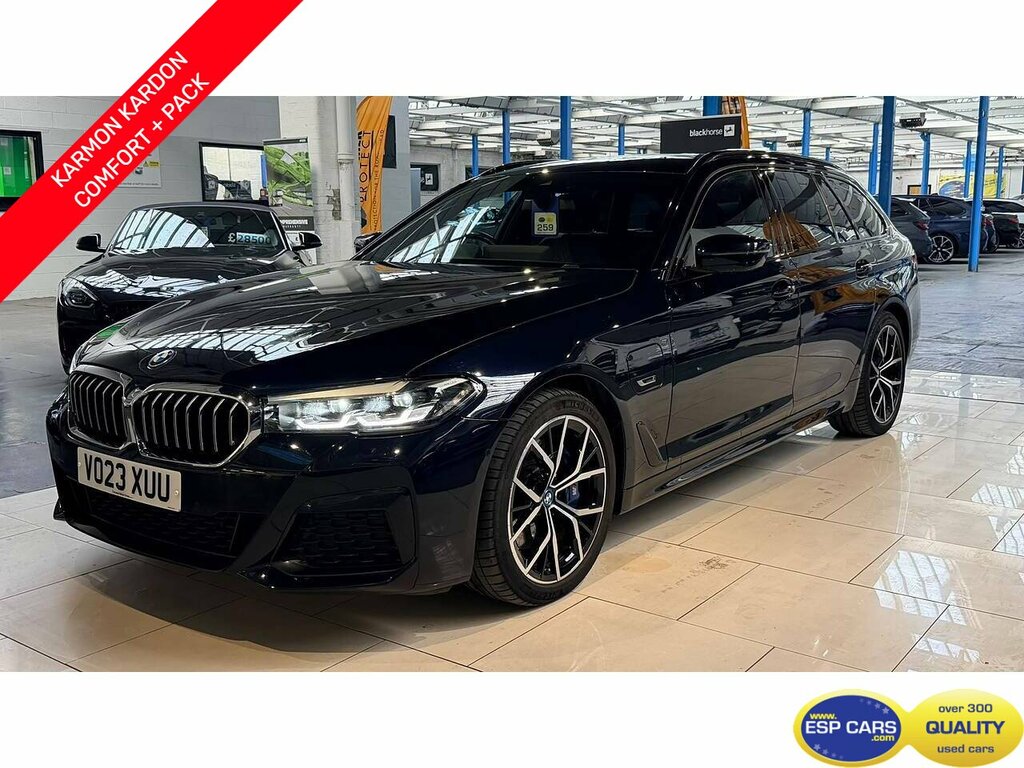 BMW 5 Series 530E M Sport Black
